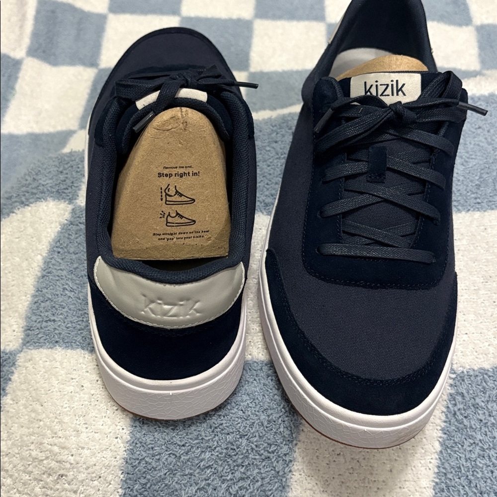 Kizik Men's Navy Blue Sneakers - Picture 4 of 5
